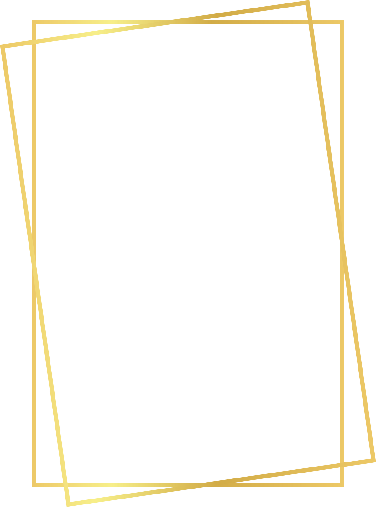 Rectangle Gold Frame